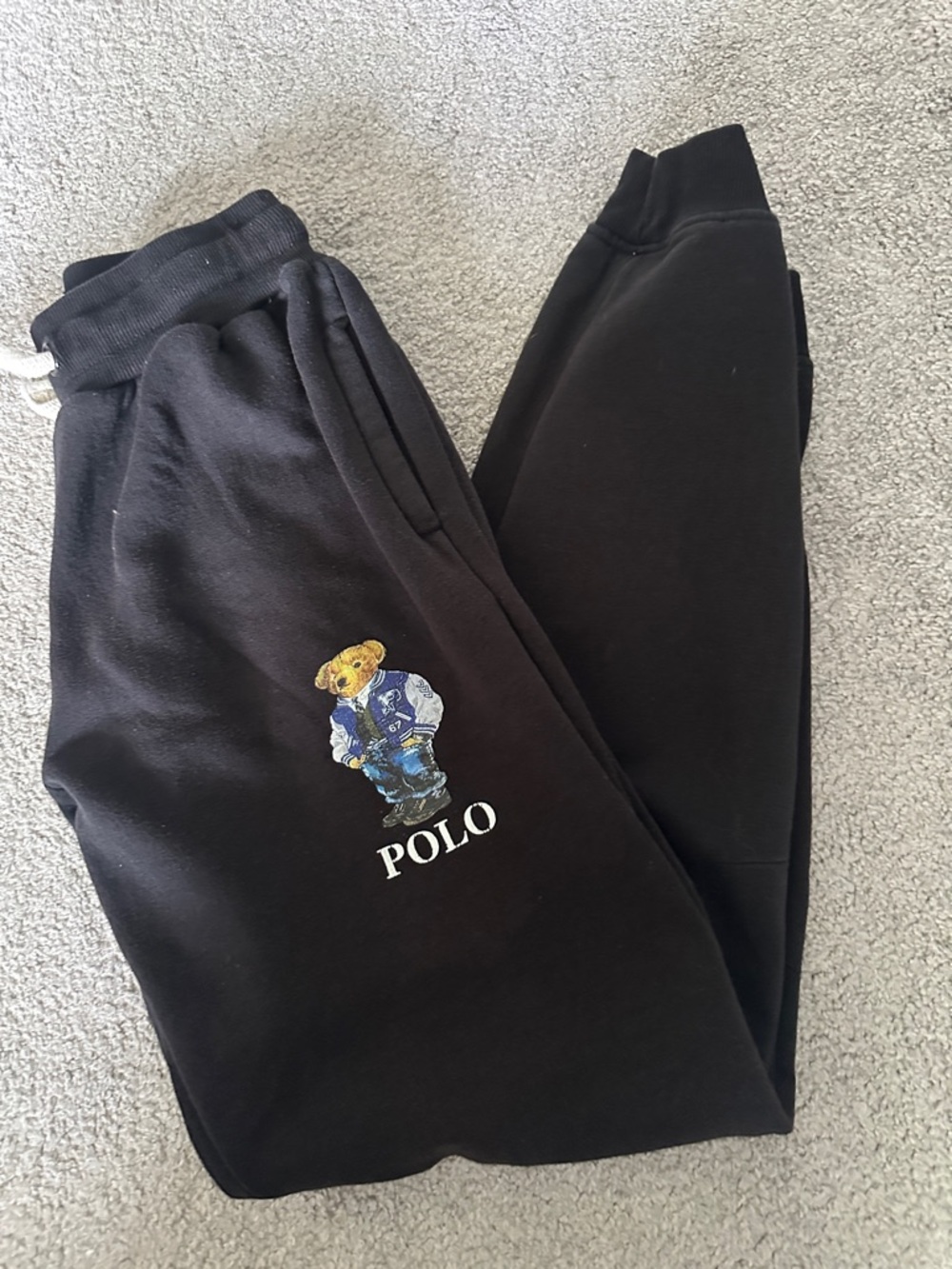 Ralph Lauren Black Logo Sweatpants